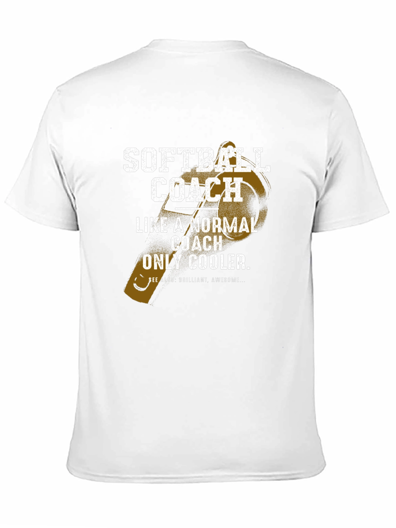 Softball Coach T-Shirt - Cool Coach Tee