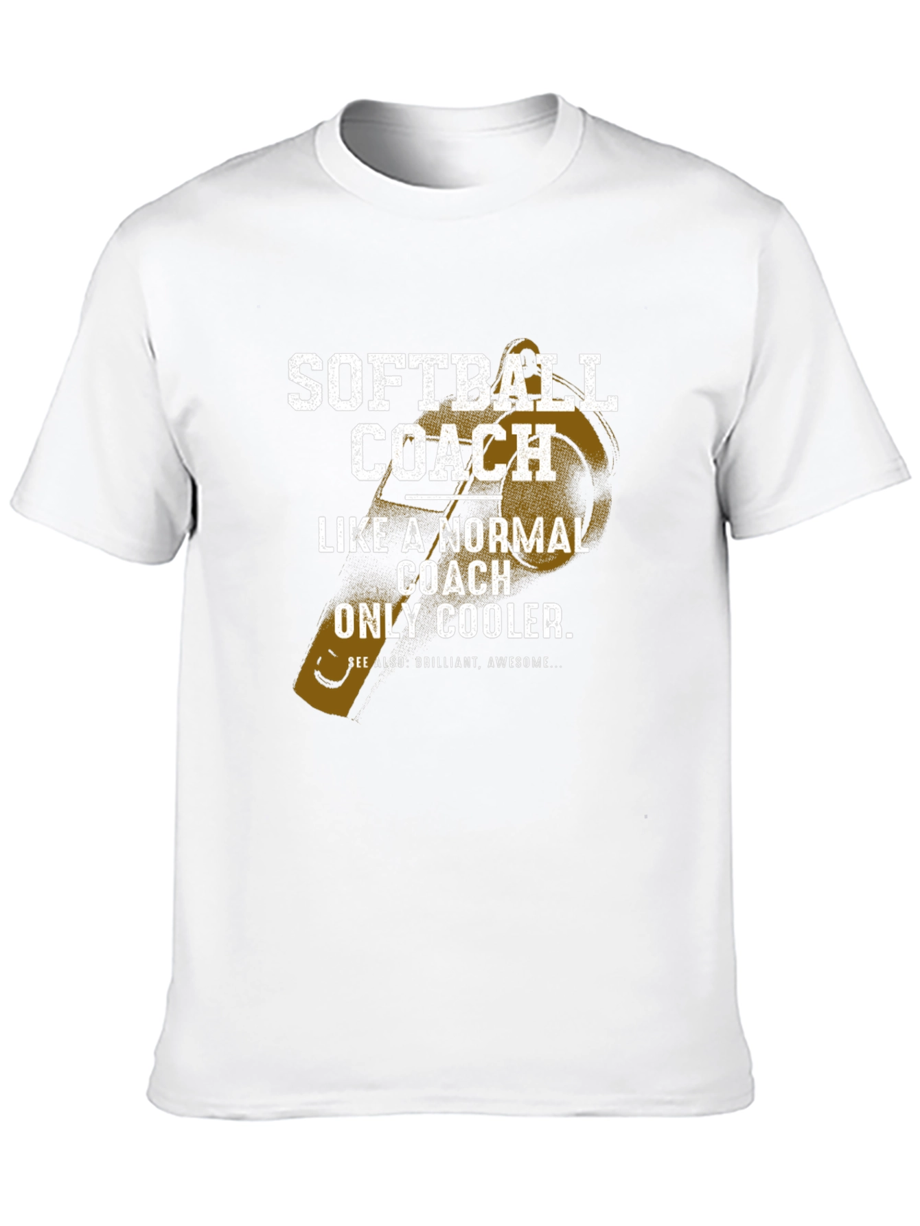 Softball Coach T-Shirt - Cool Coach Tee