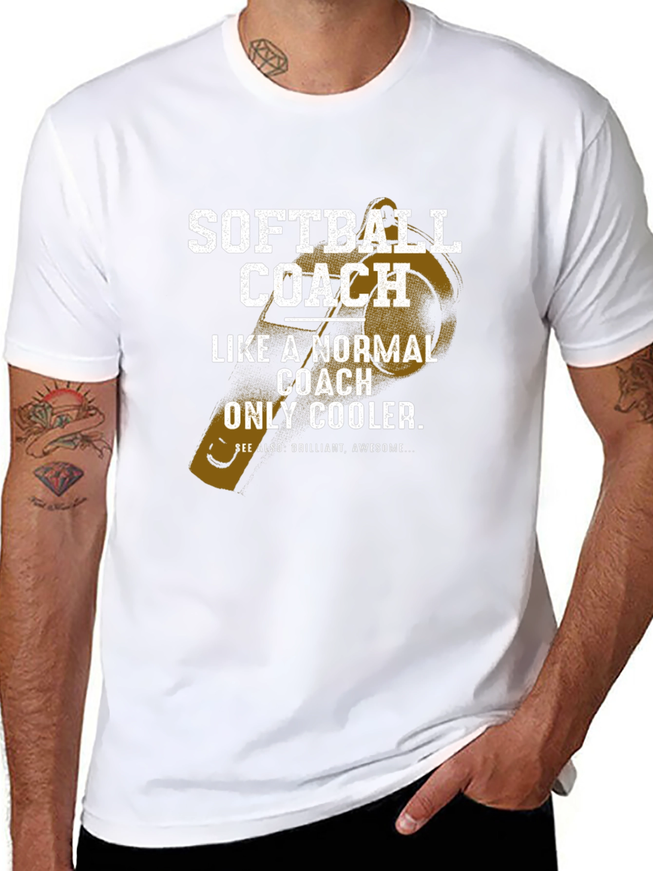 Softball Coach T-Shirt - Cool Coach Tee
