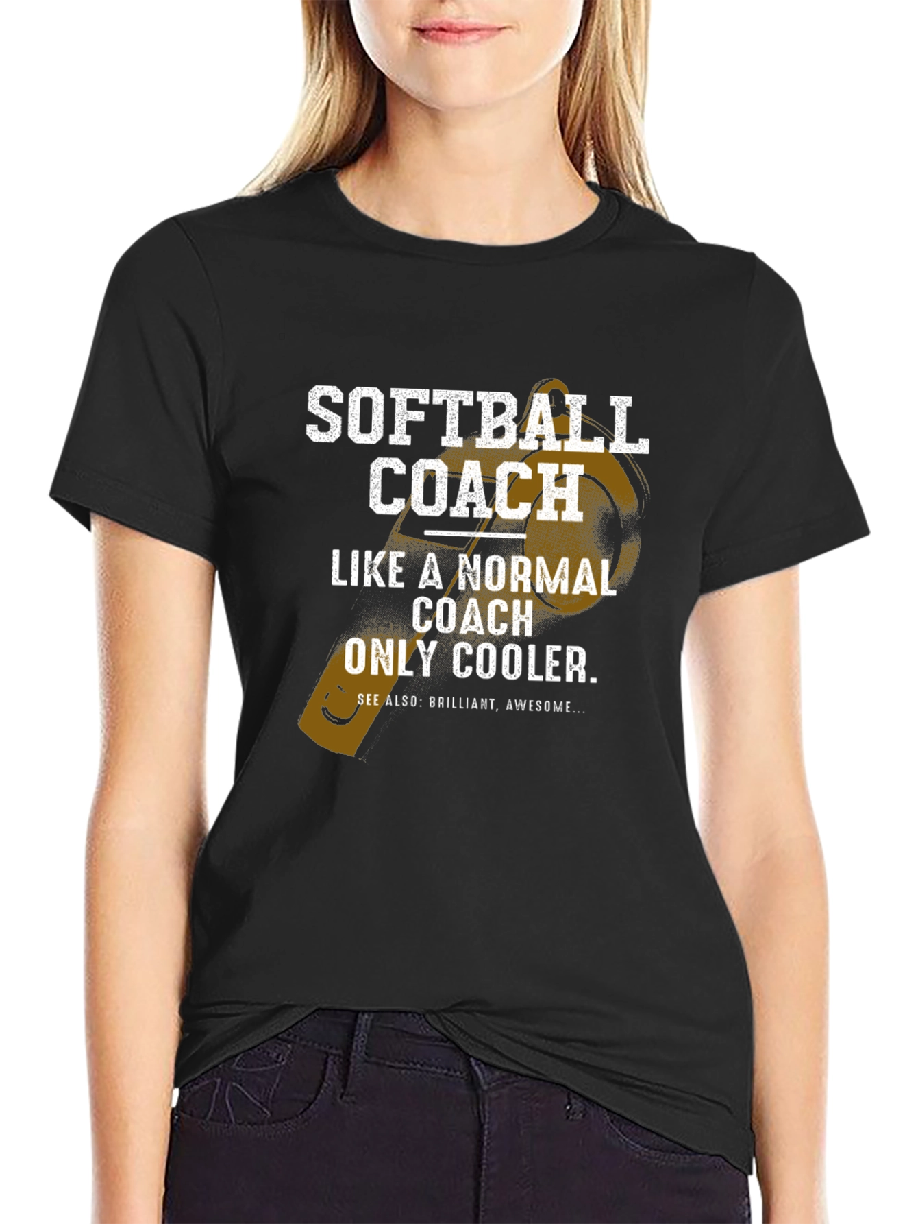 Softball Coach T-Shirt - Cool Coach Tee