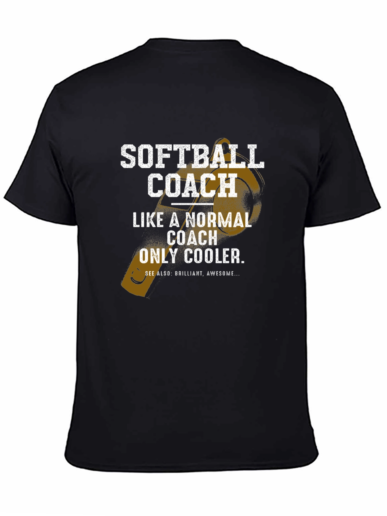 Softball Coach T-Shirt - Cool Coach Tee