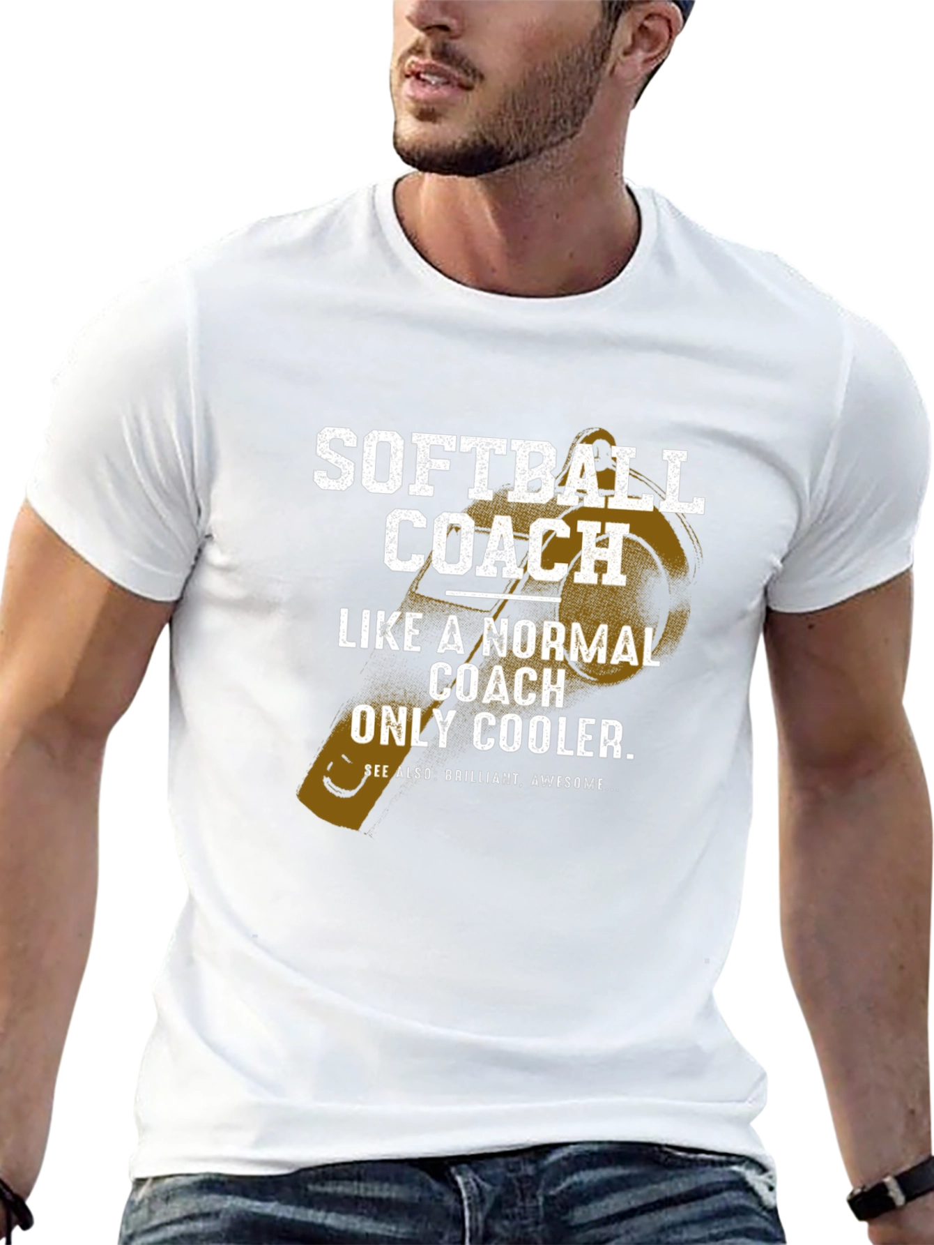 Softball Coach T-Shirt - Cool Coach Tee