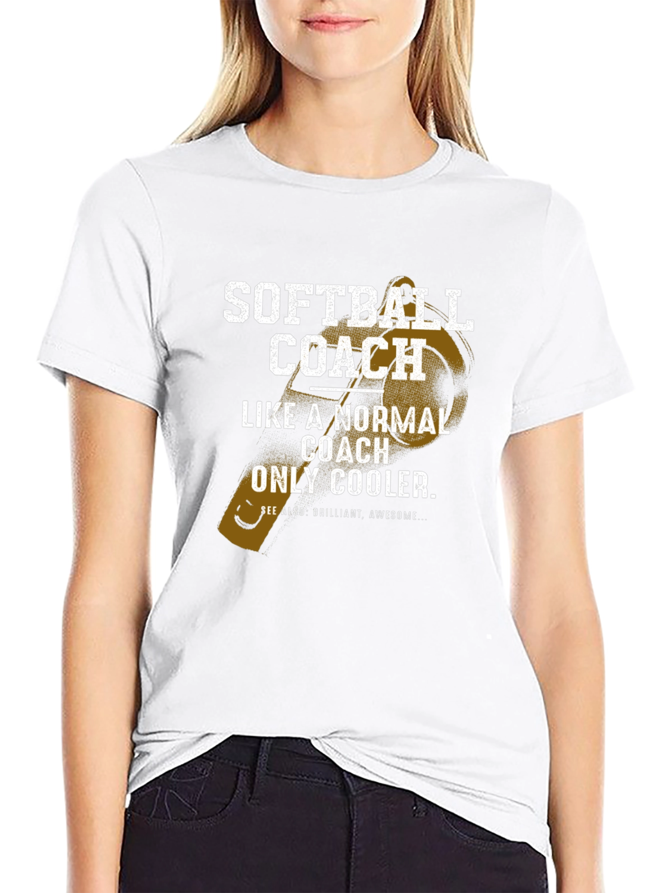 Softball Coach T-Shirt - Cool Coach Tee