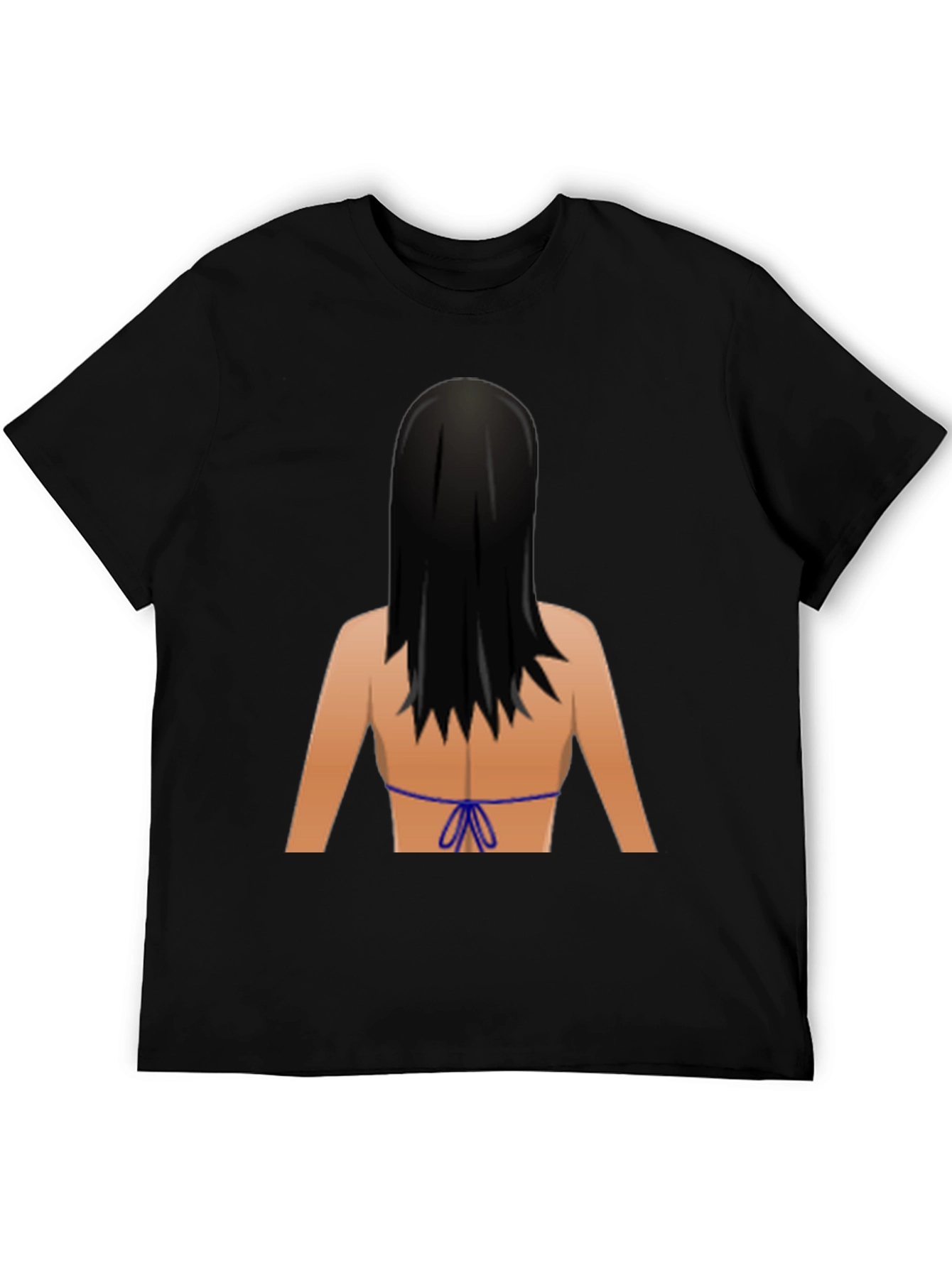 Novelty Graphic Tee - Womens Back Emoji