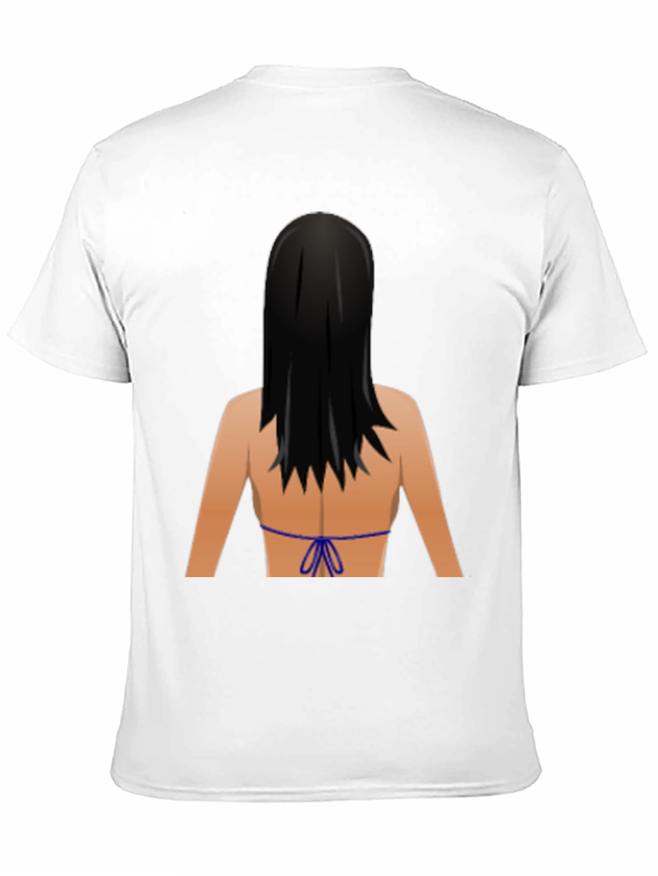 Novelty Graphic Tee - Womens Back Emoji