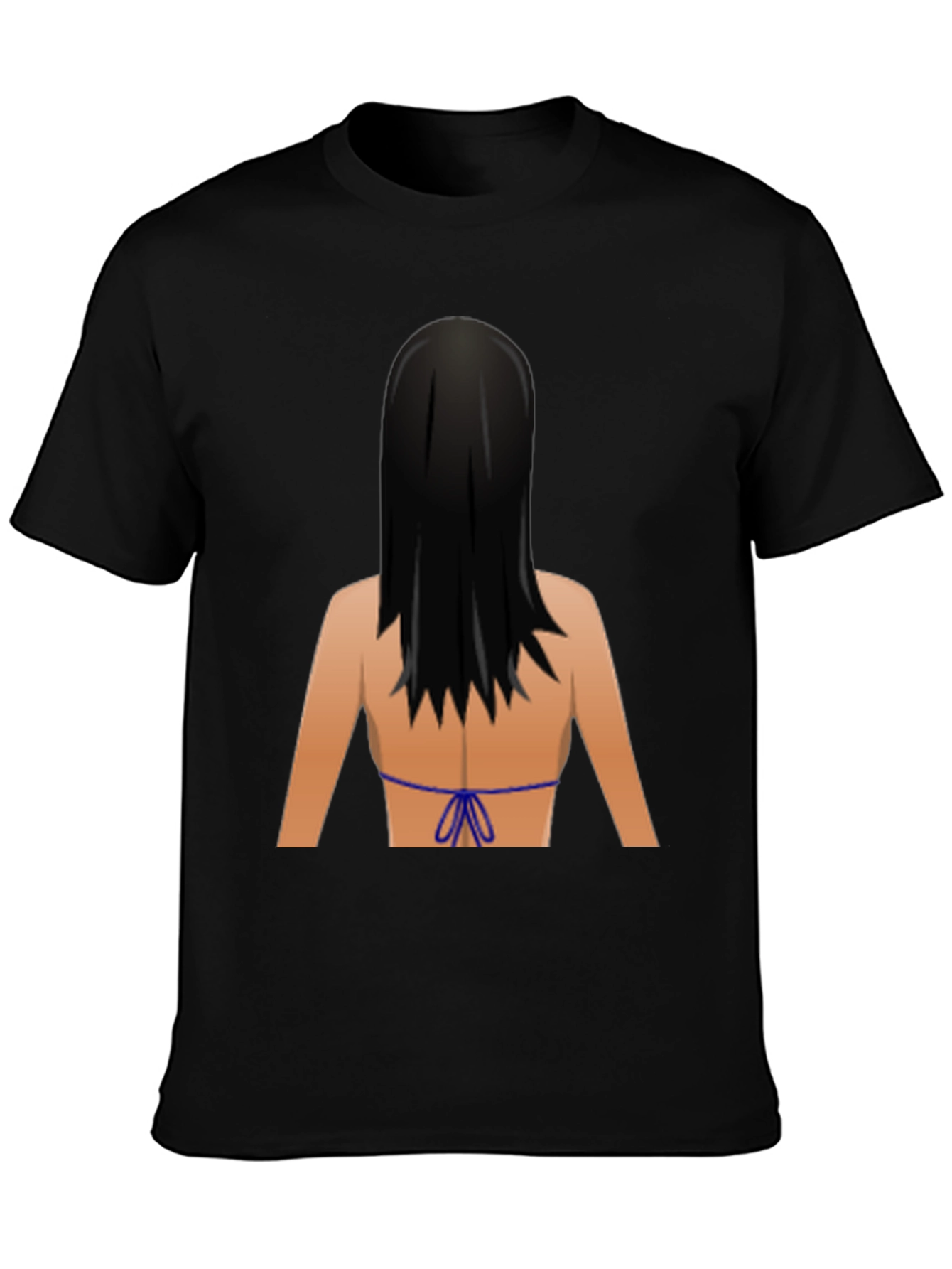 Novelty Graphic Tee - Womens Back Emoji