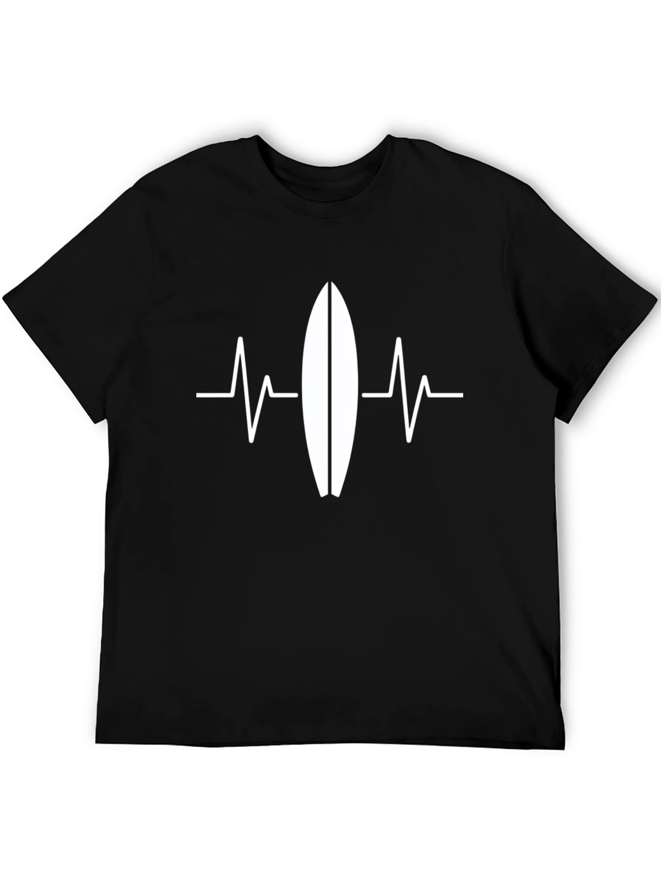 Surfing Heartbeat Graphic T-Shirt