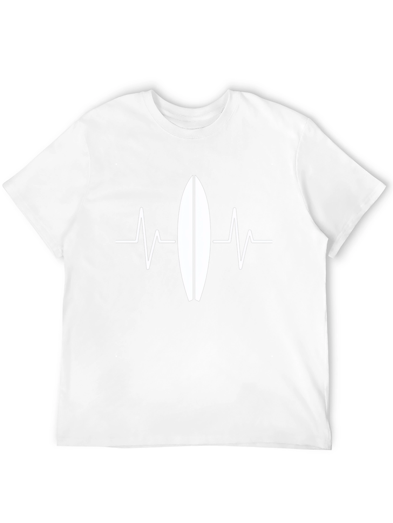 Surfing Heartbeat Graphic T-Shirt