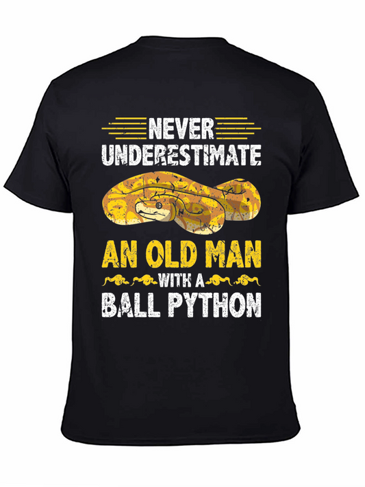 Ball Python Old Man T-Shirt