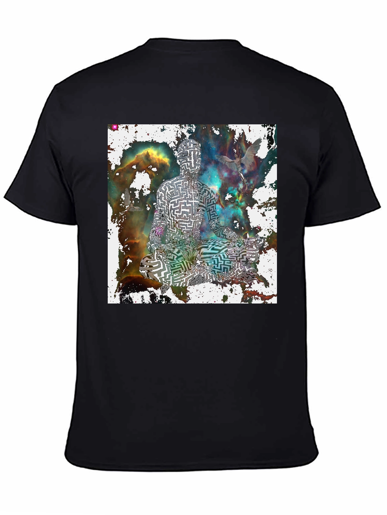 Maze Man Meditating T-Shirt