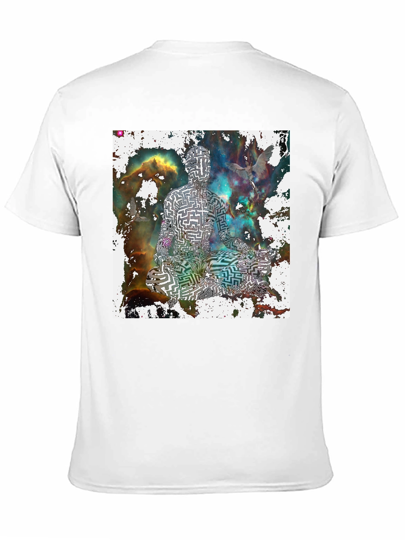 Maze Man Meditating T-Shirt