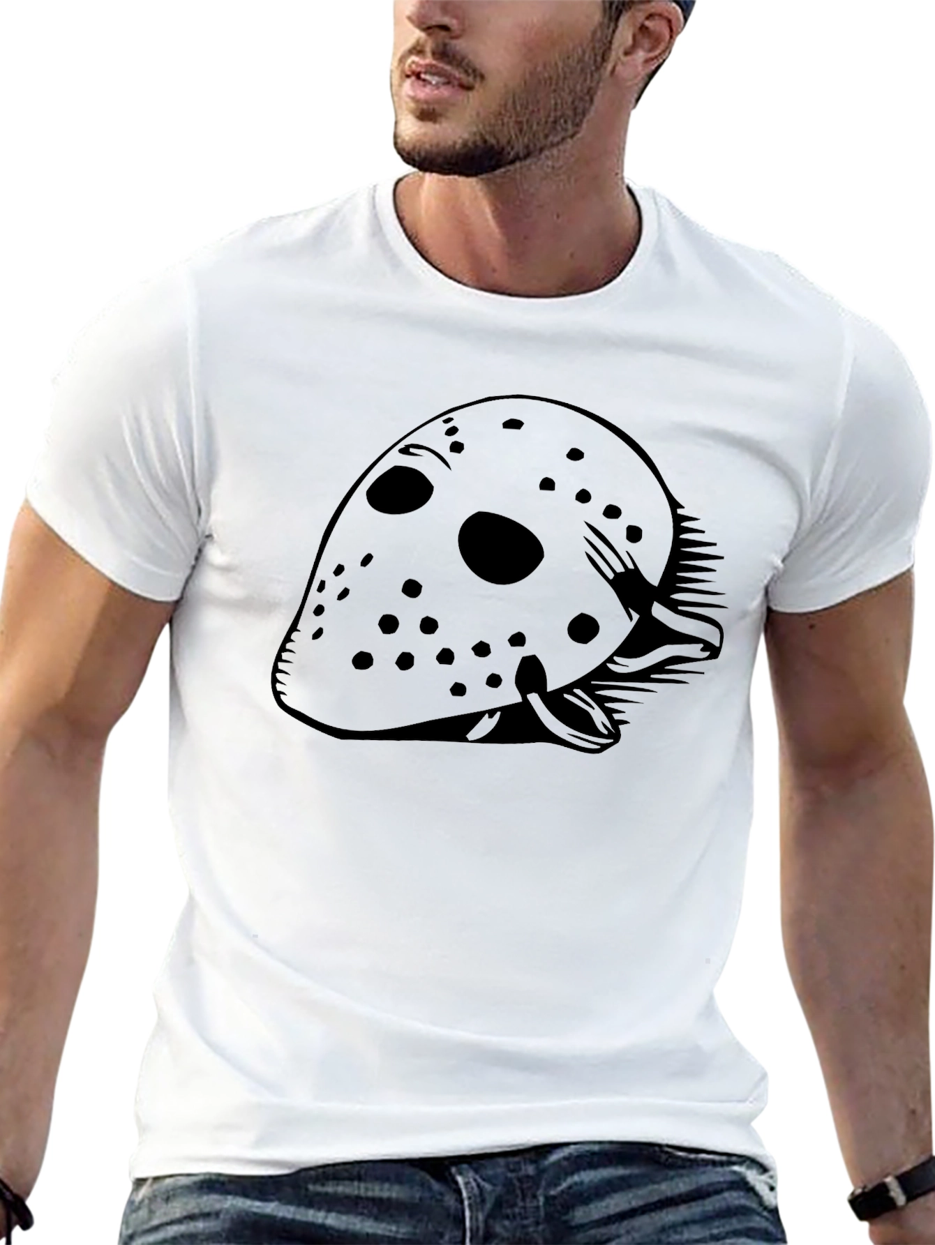 Jason Voorhees Black Graphic T-Shirt