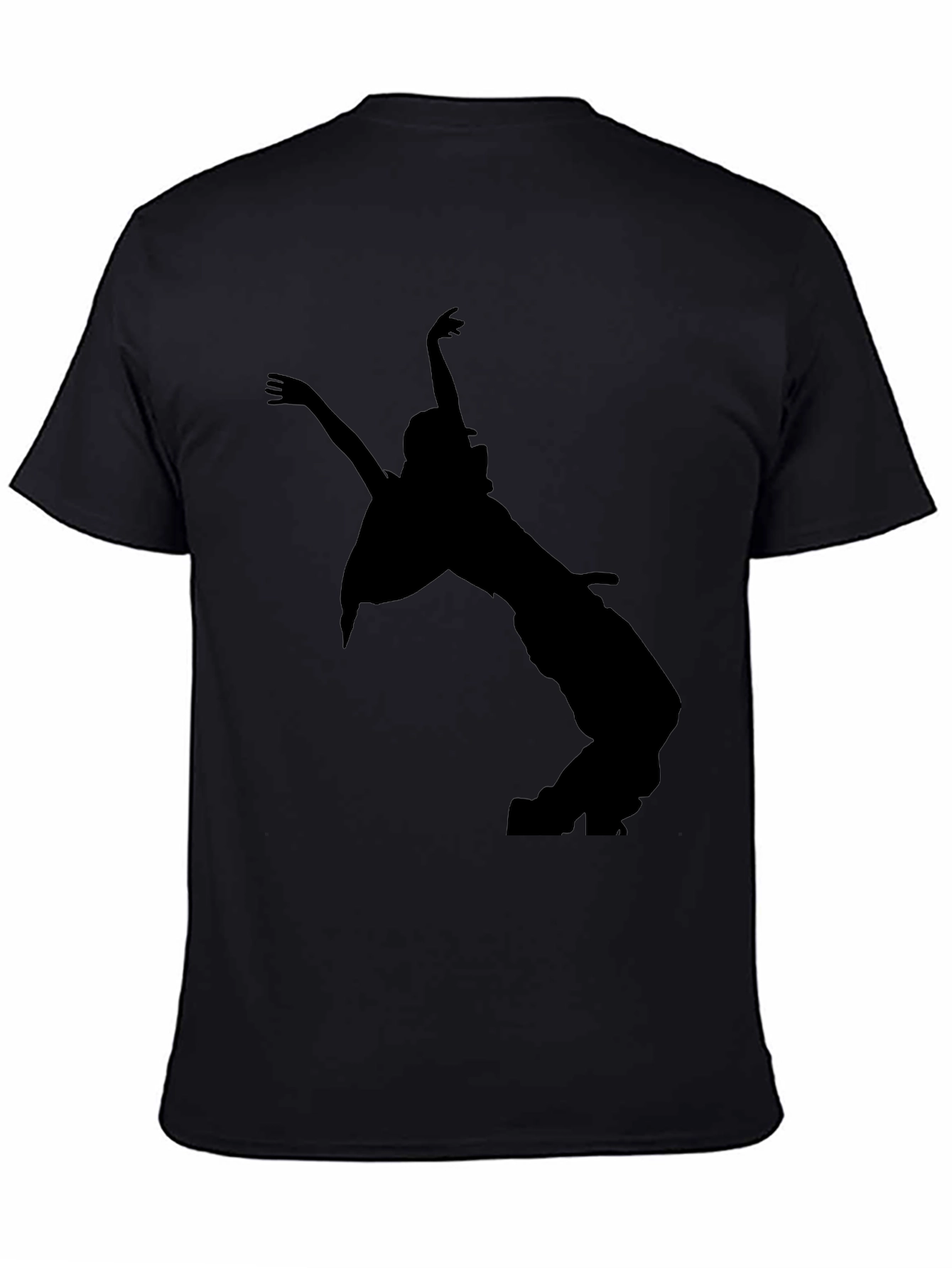 Silhouette Dancer Graphic Black T-Shirt