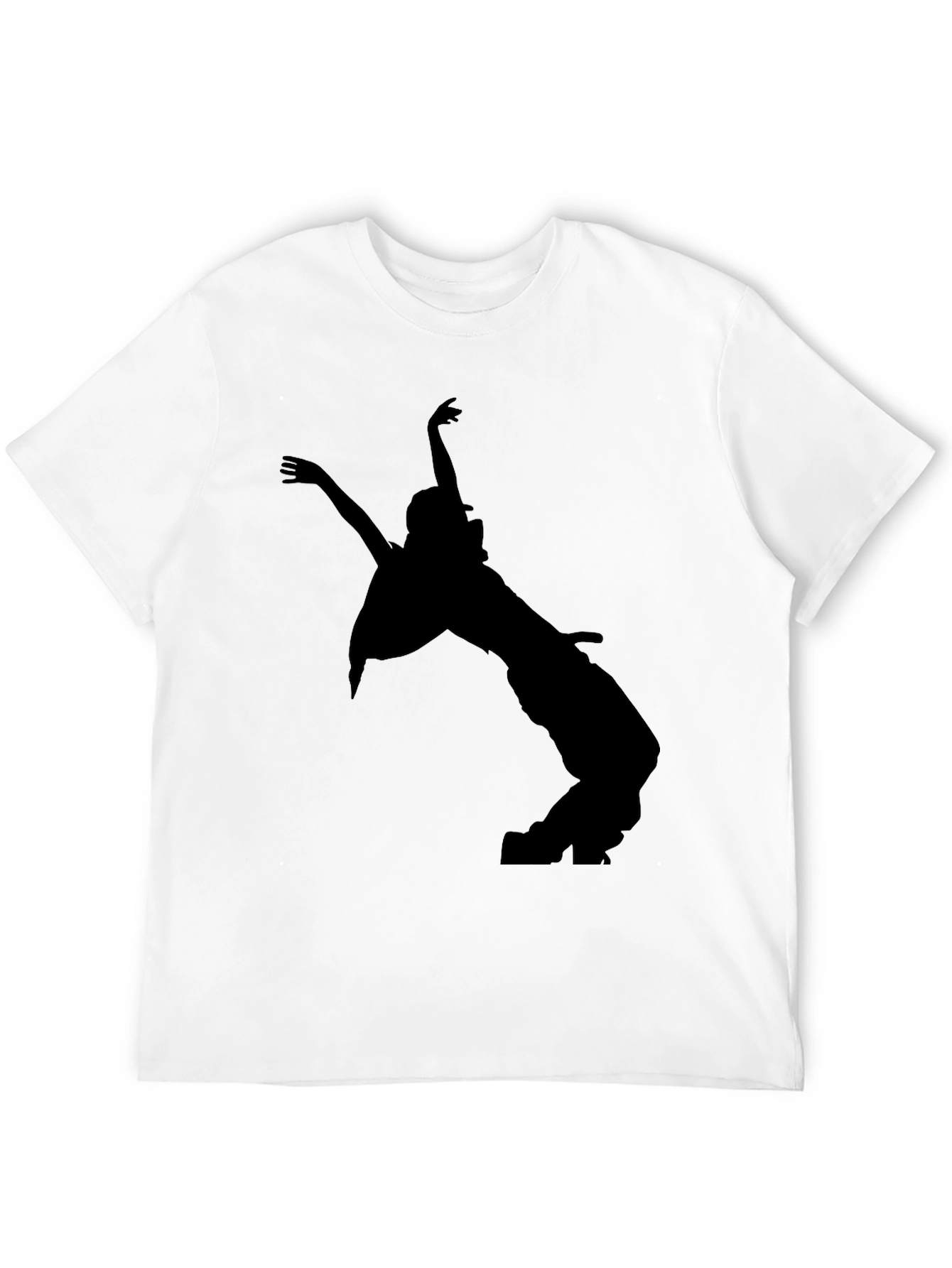 Silhouette Dancer Graphic Black T-Shirt