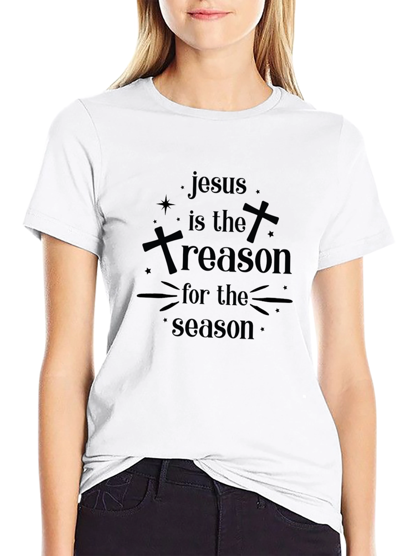 Jesus is the Reason T-Shirt - Black