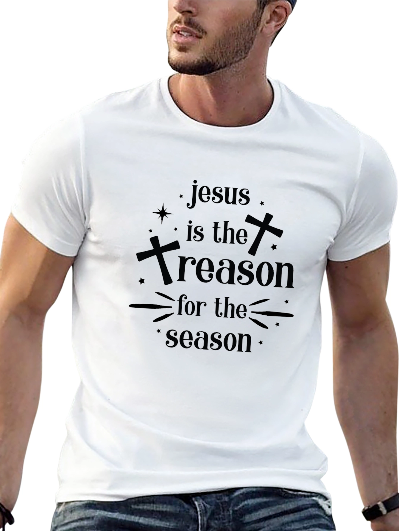 Jesus is the Reason T-Shirt - Black