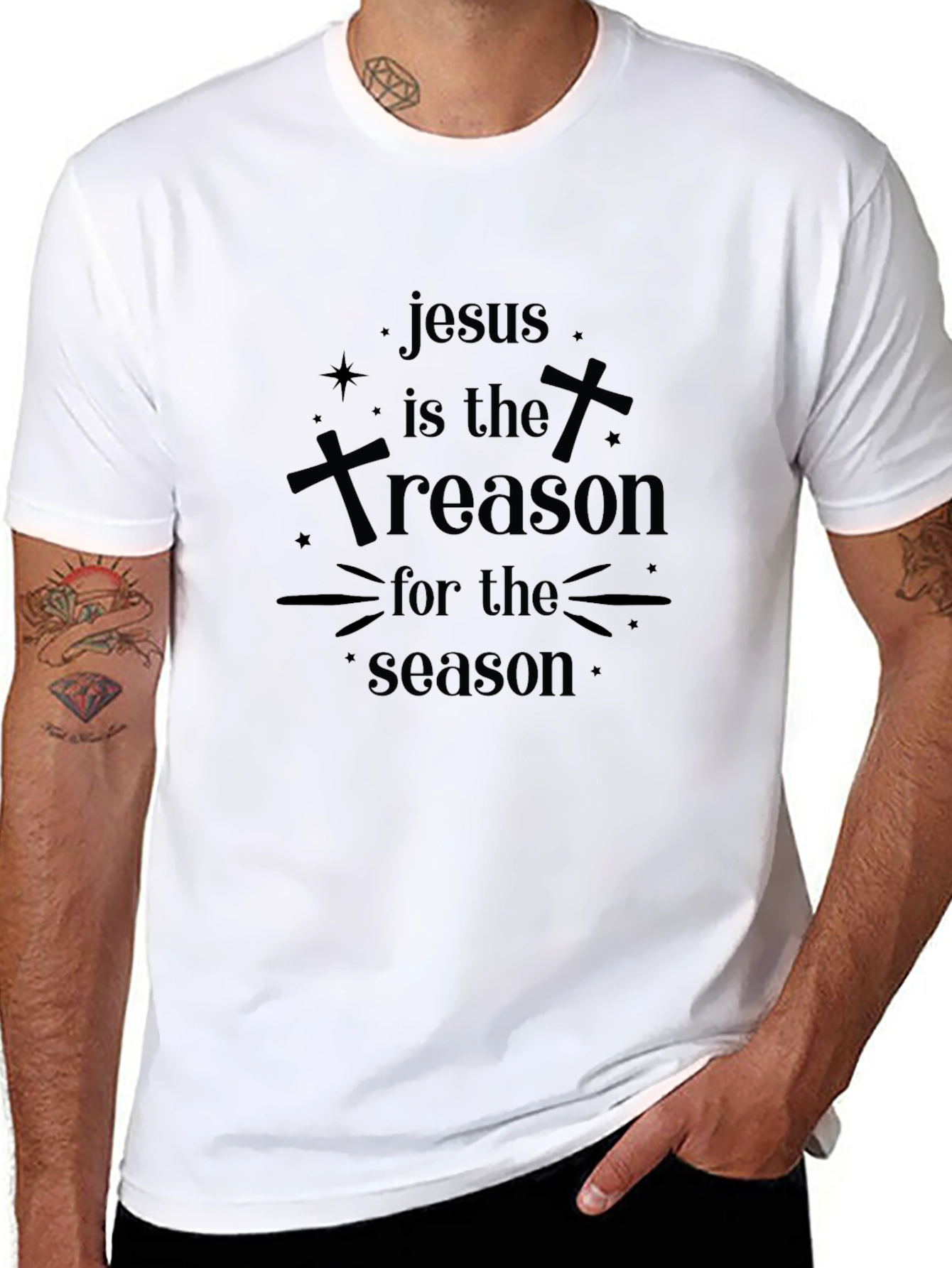 Jesus is the Reason T-Shirt - Black