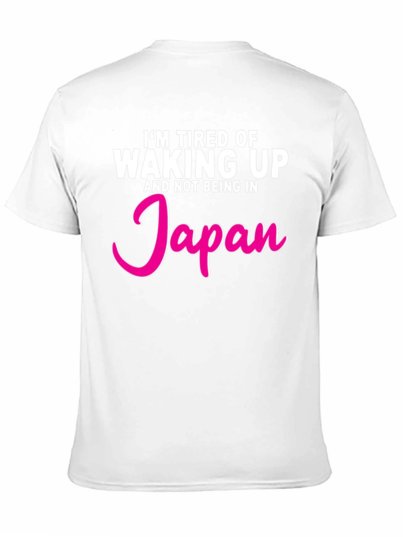 Tired of Waking Up Japan Graphic T-Shirt