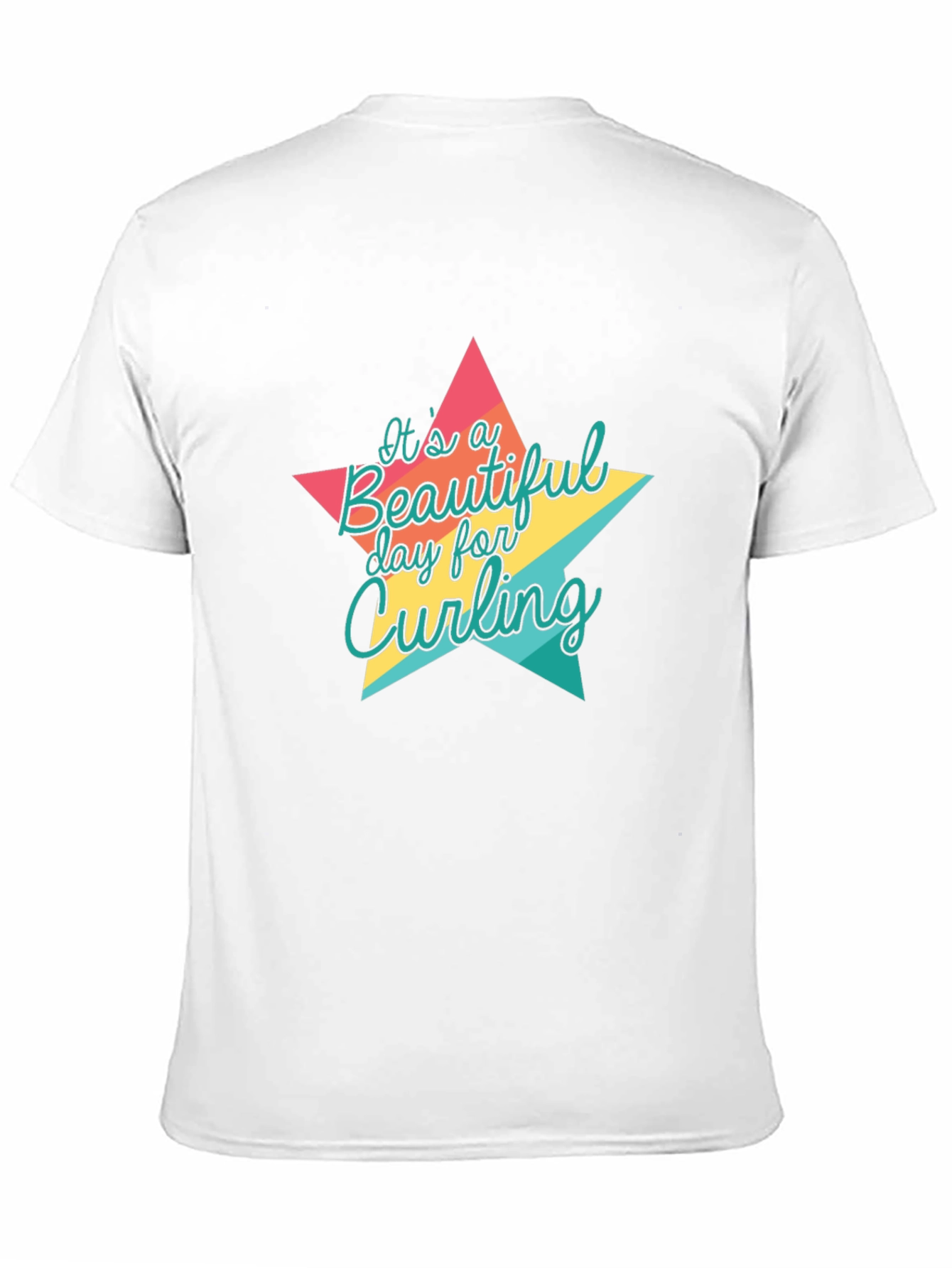 Curling Day Star Graphic Tee