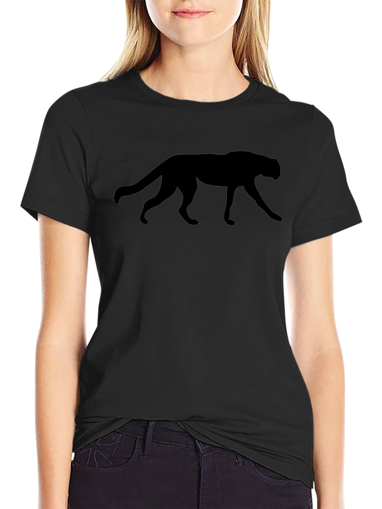Black Panther Graphic Tee - Mens Casual