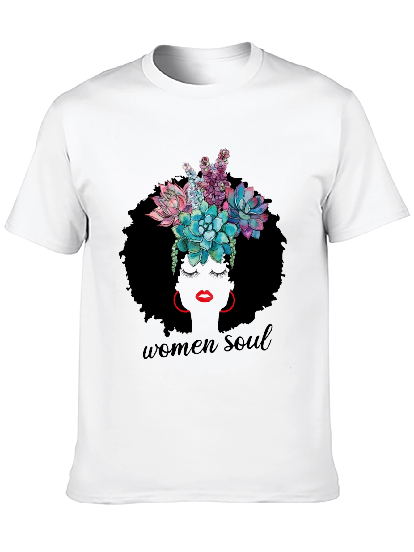 Women Soul Graphic Tee - Black