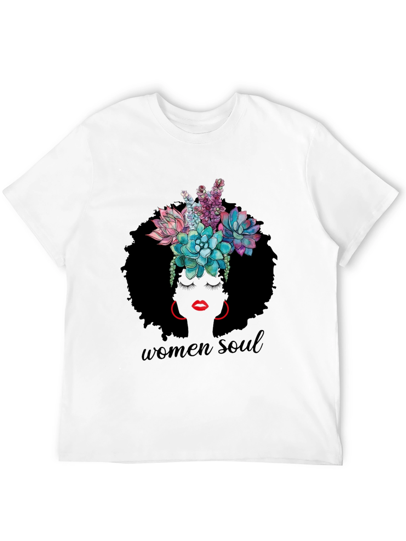 Women Soul Graphic Tee - Black