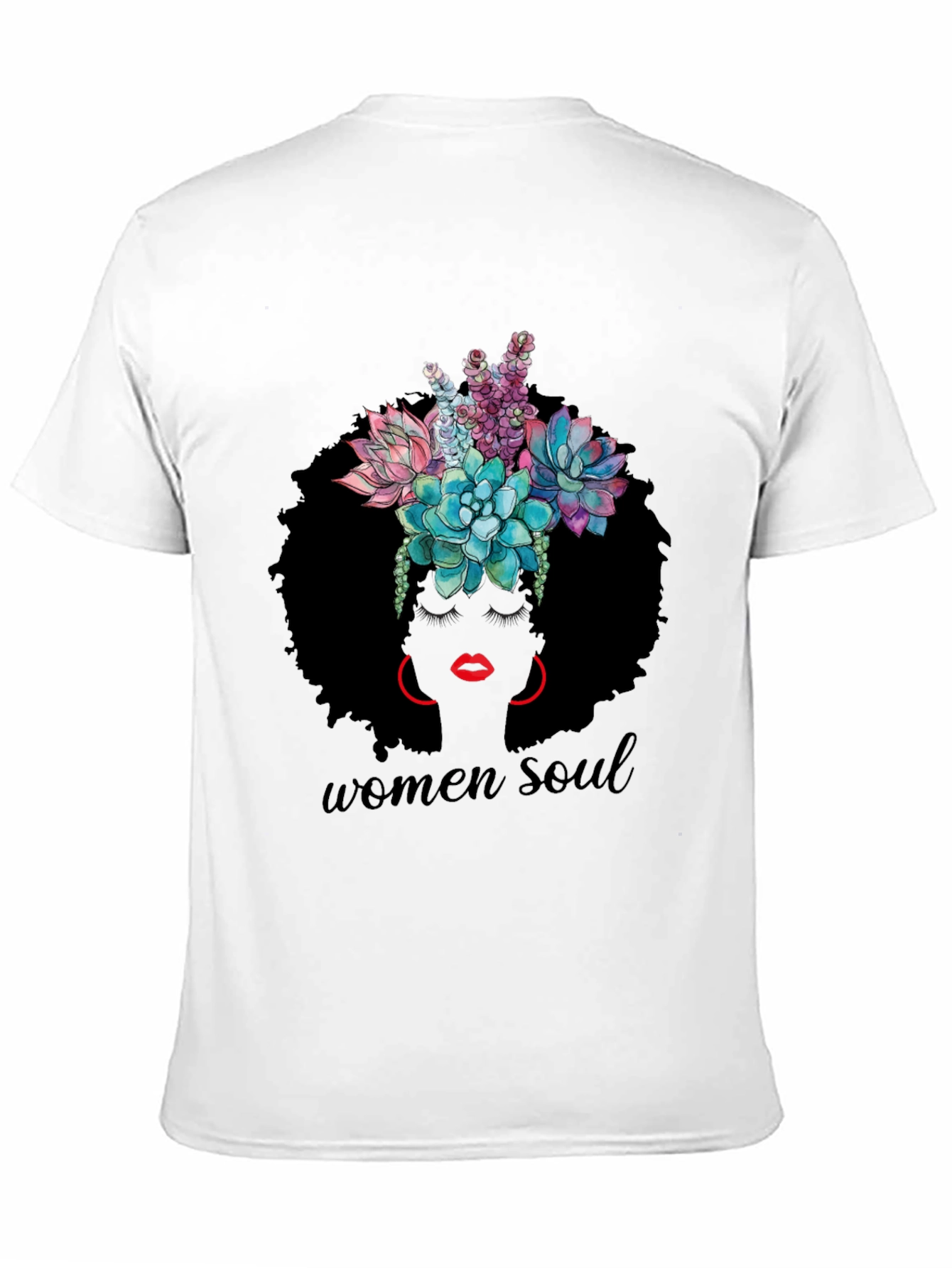 Women Soul Graphic Tee - Black