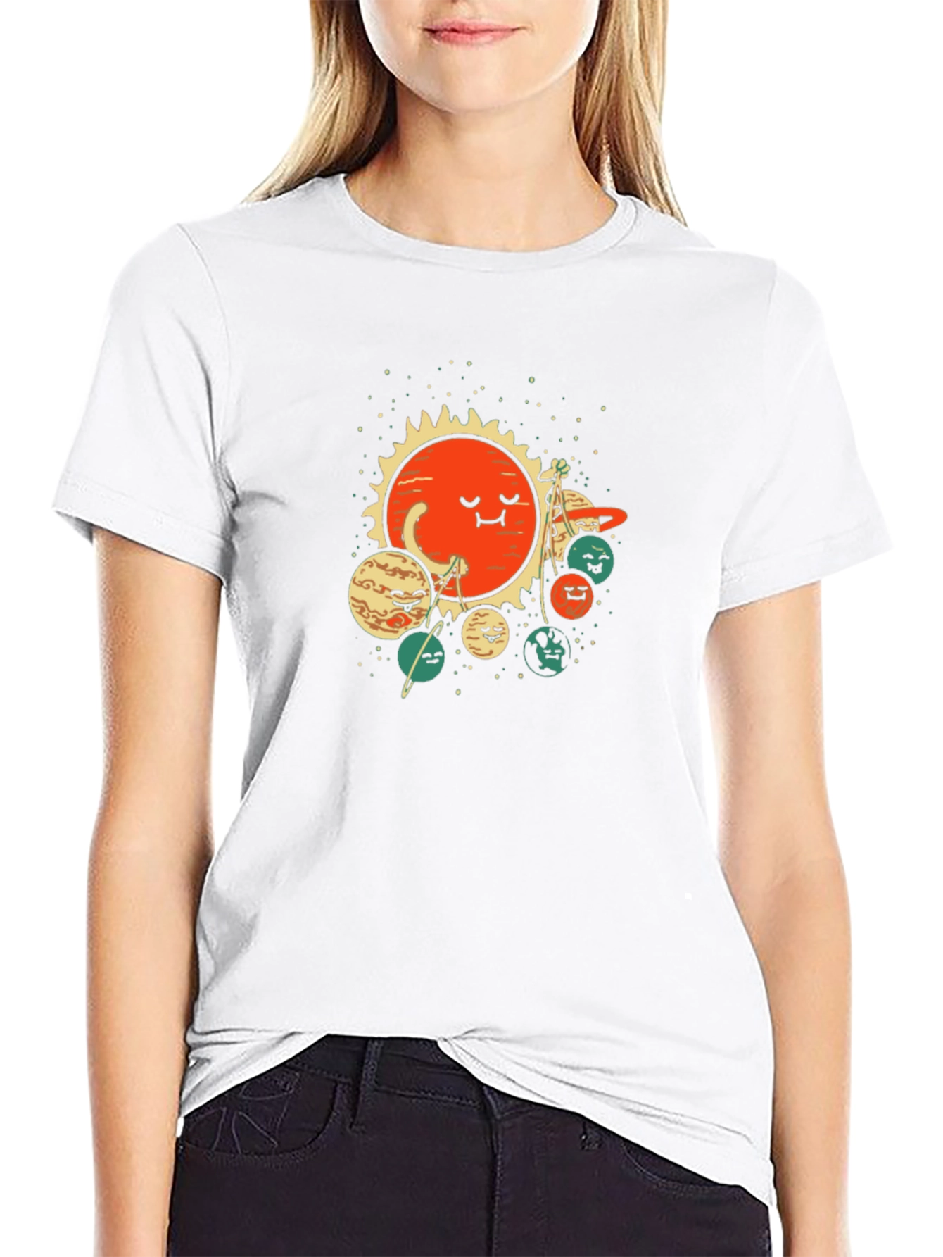 Solar System T-Shirt - Cute Planet Design