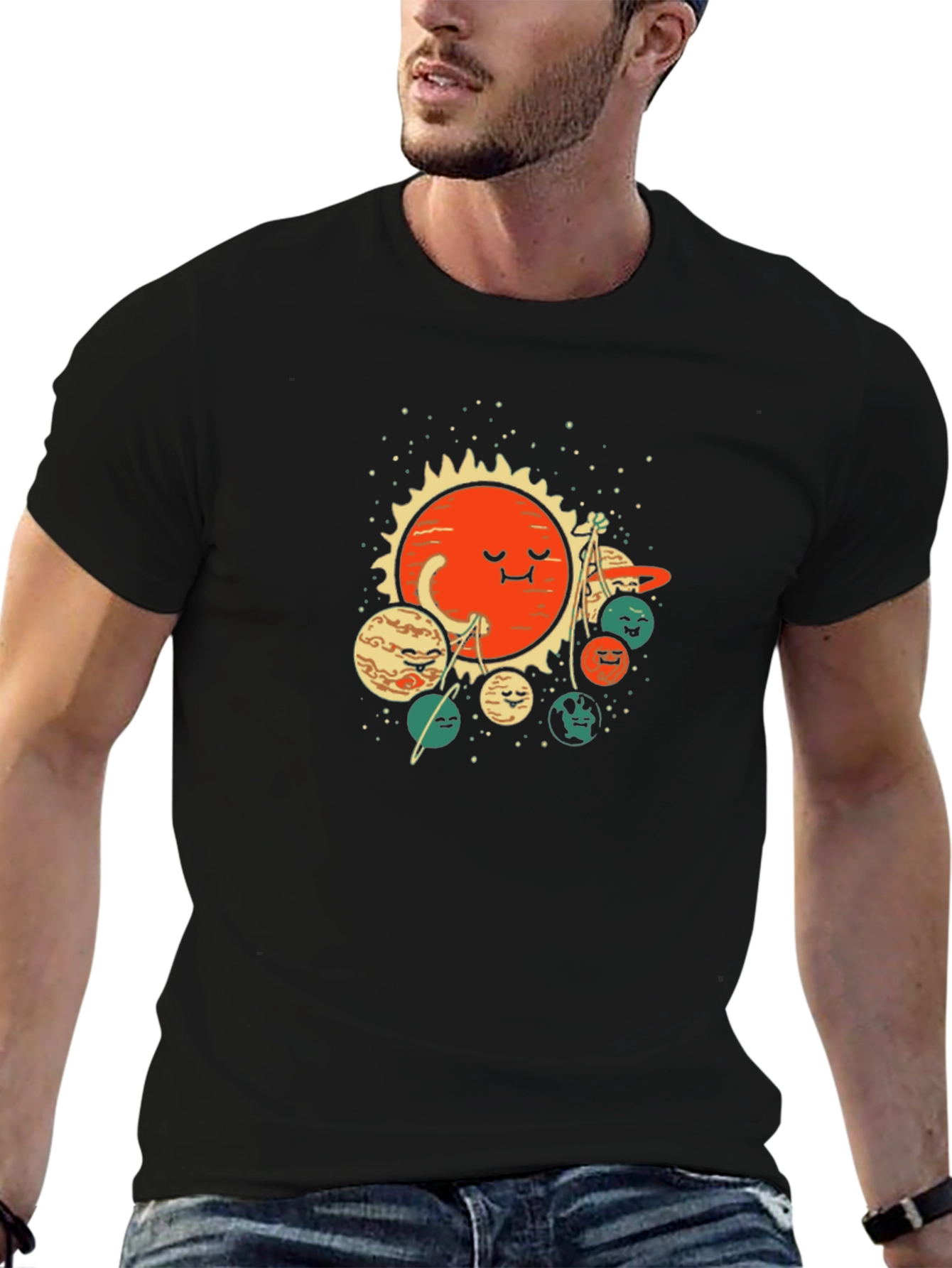 Solar System T-Shirt - Cute Planet Design