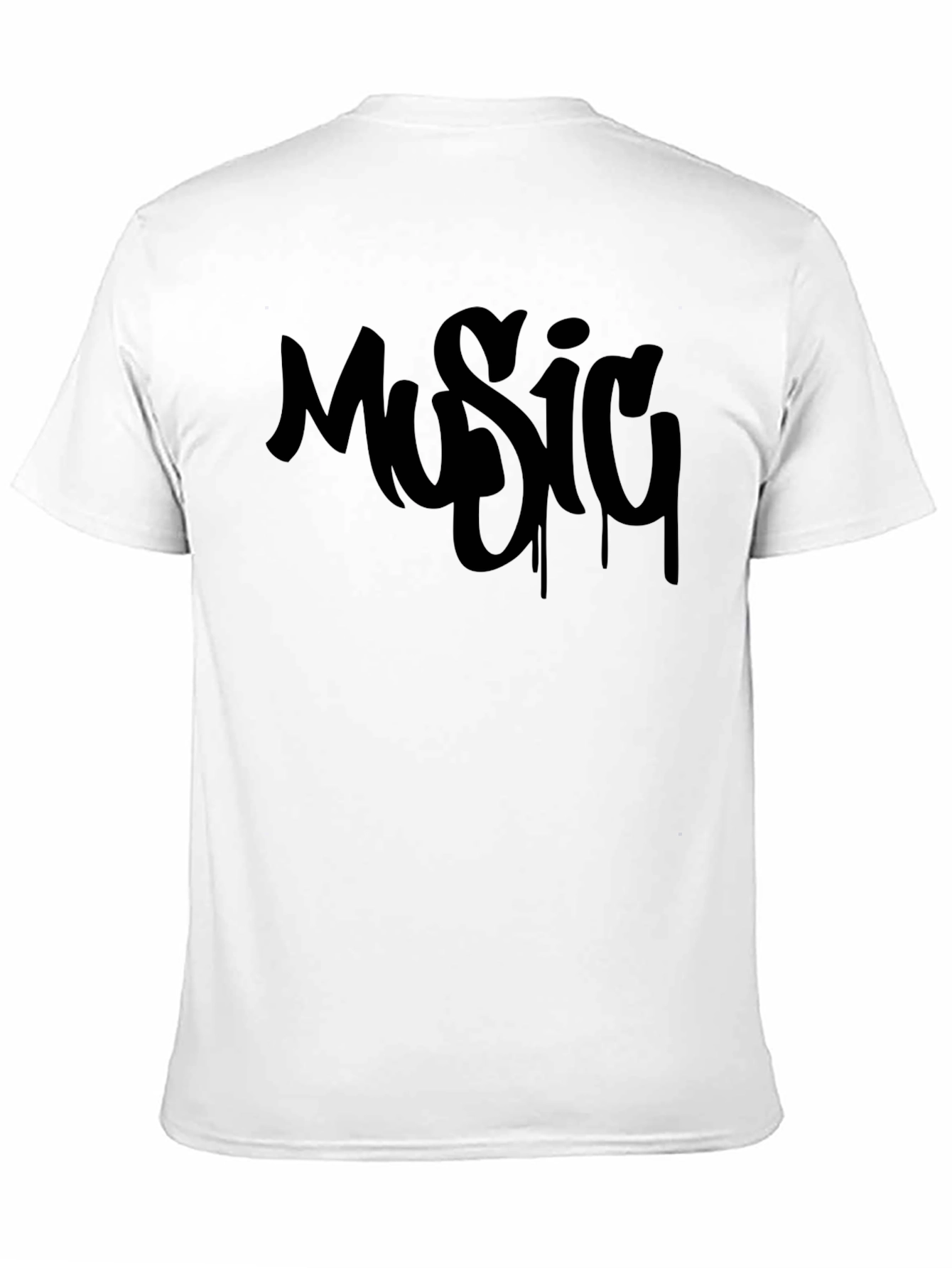 Music Graffiti Style Graphic T-Shirt