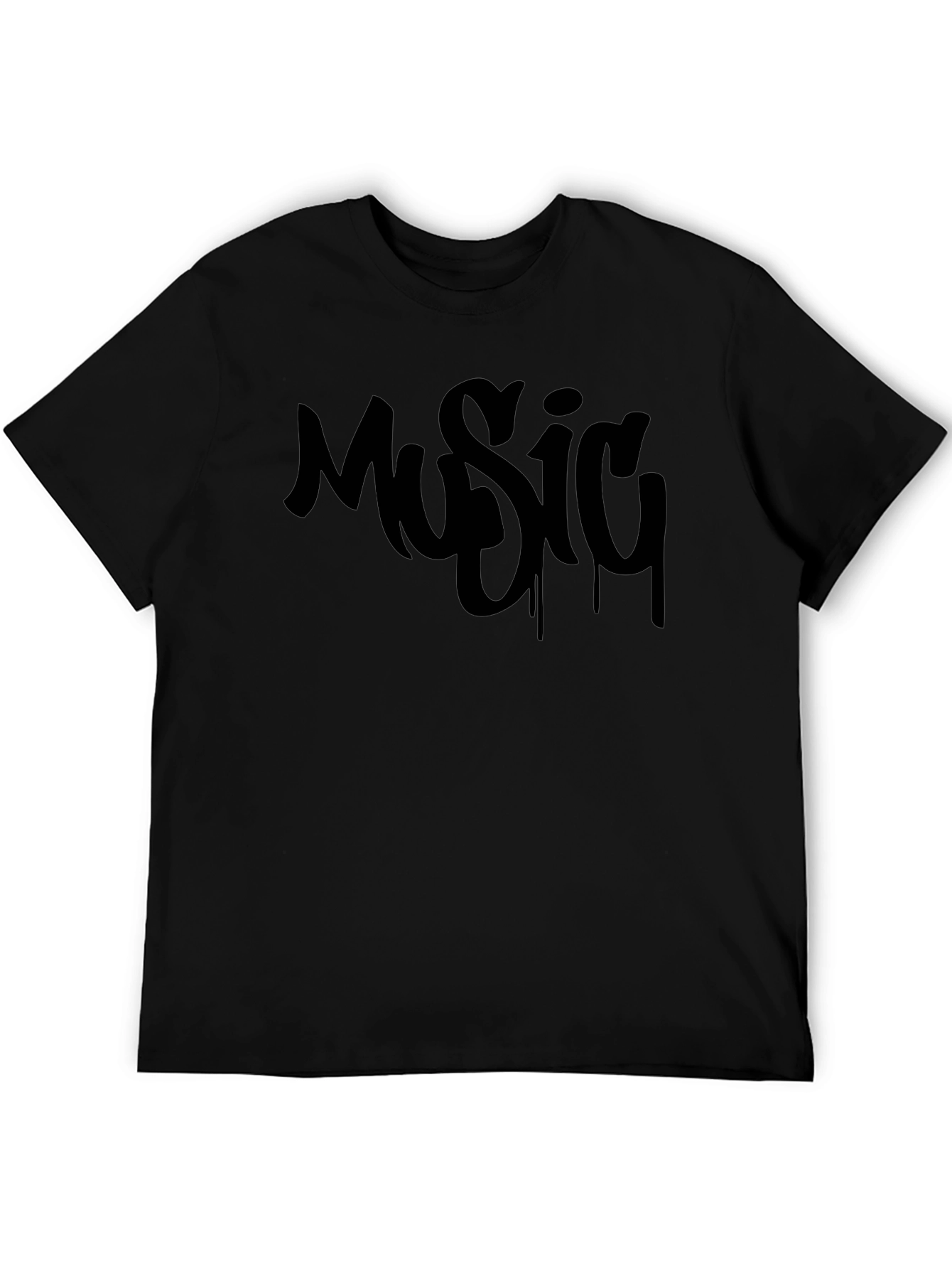Music Graffiti Style Graphic T-Shirt