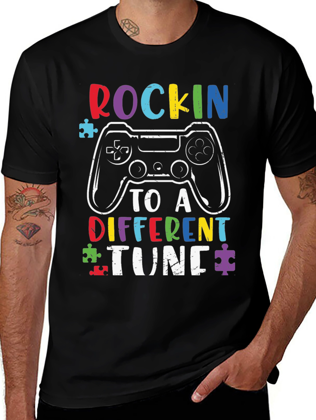 Autism Awareness Gaming T-Shirt
