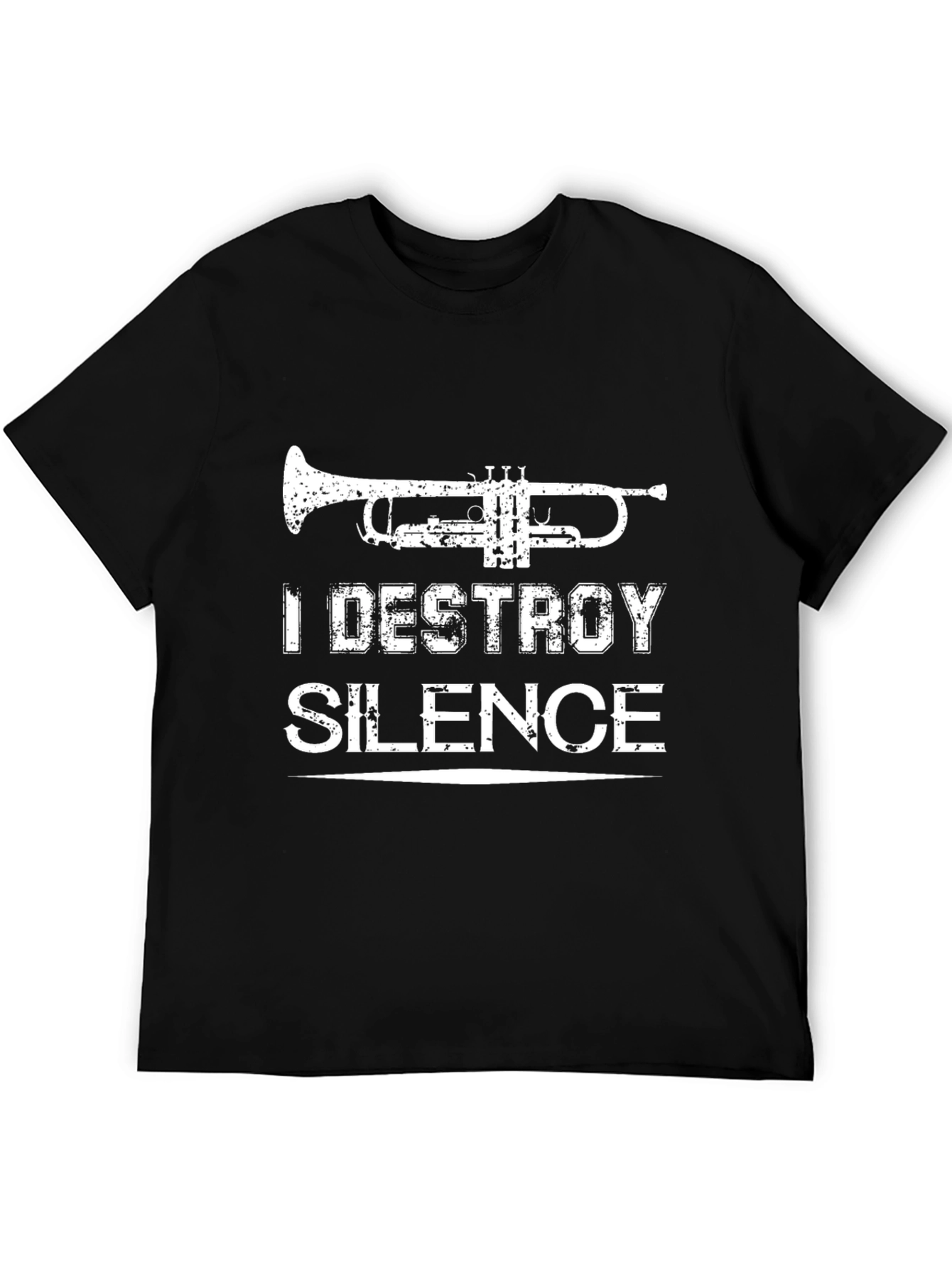 I Destroy Silence Trumpet T-Shirt