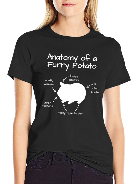 Anatomy of a Furry Potato T-Shirt
