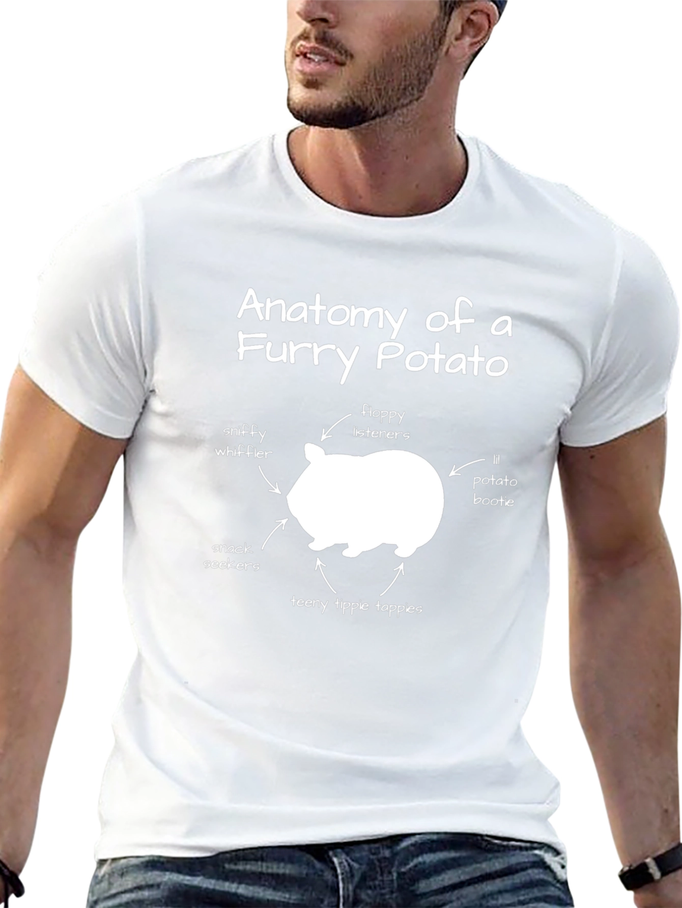 Anatomy of a Furry Potato T-Shirt