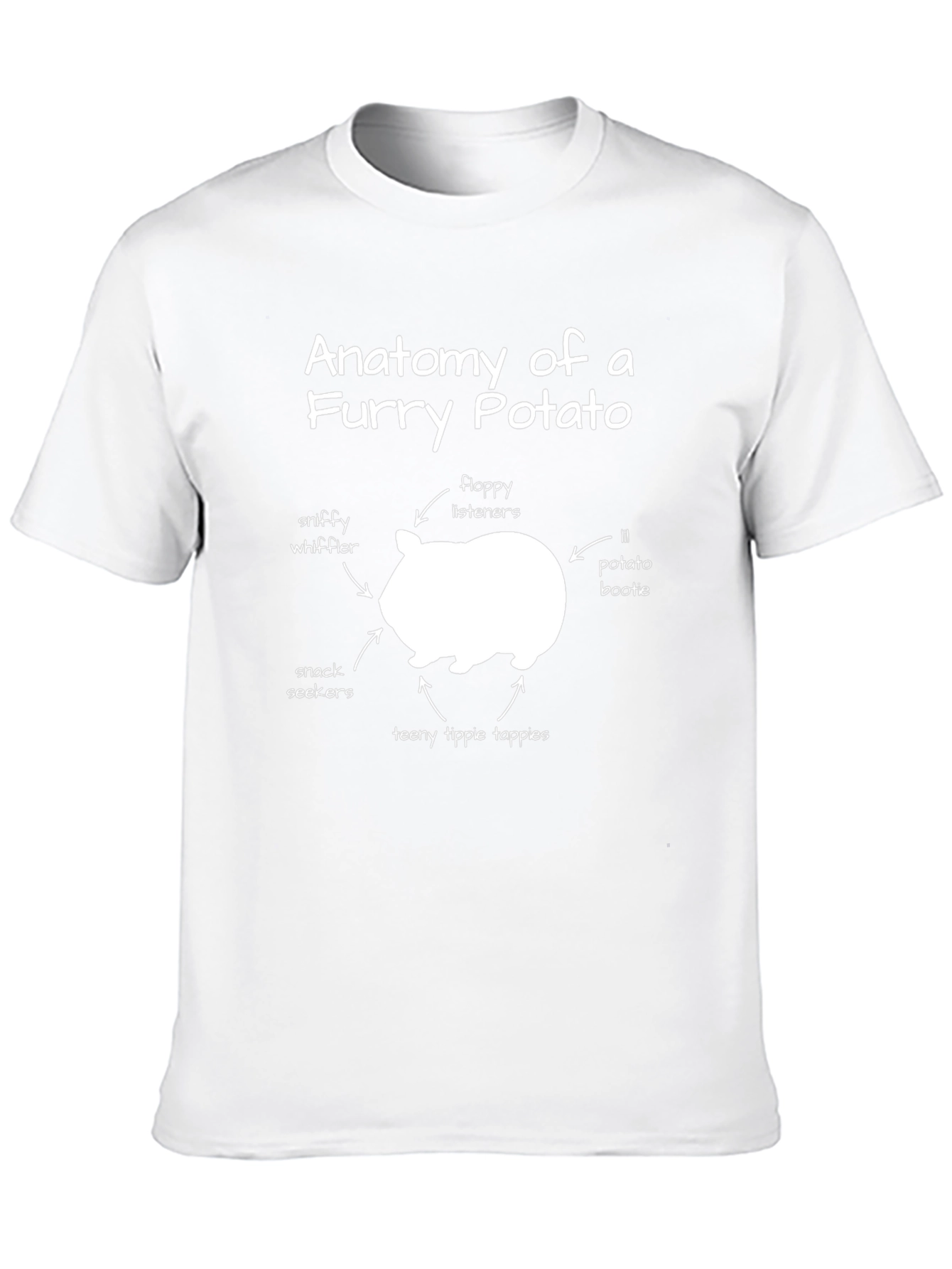 Anatomy of a Furry Potato T-Shirt