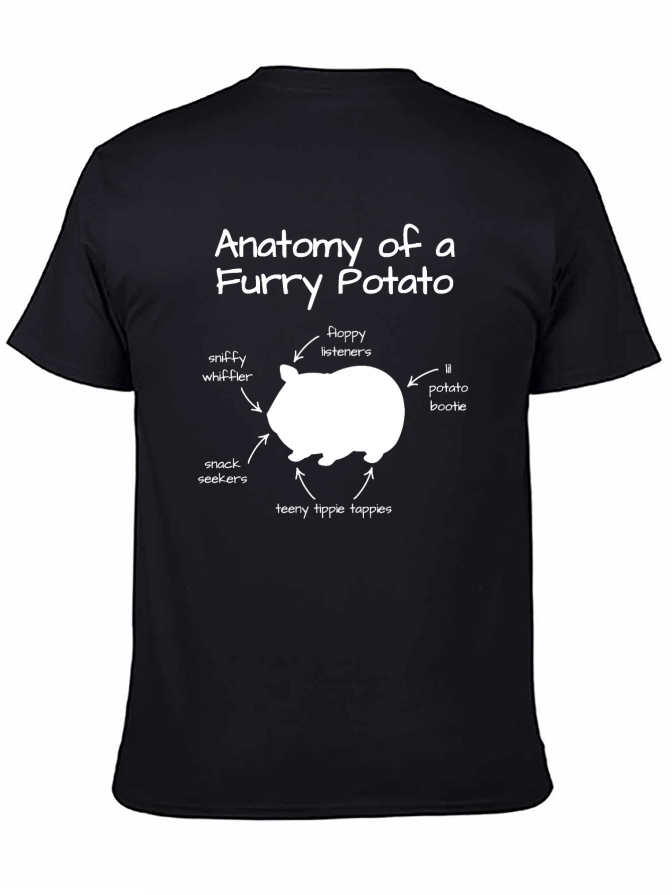 Anatomy of a Furry Potato T-Shirt