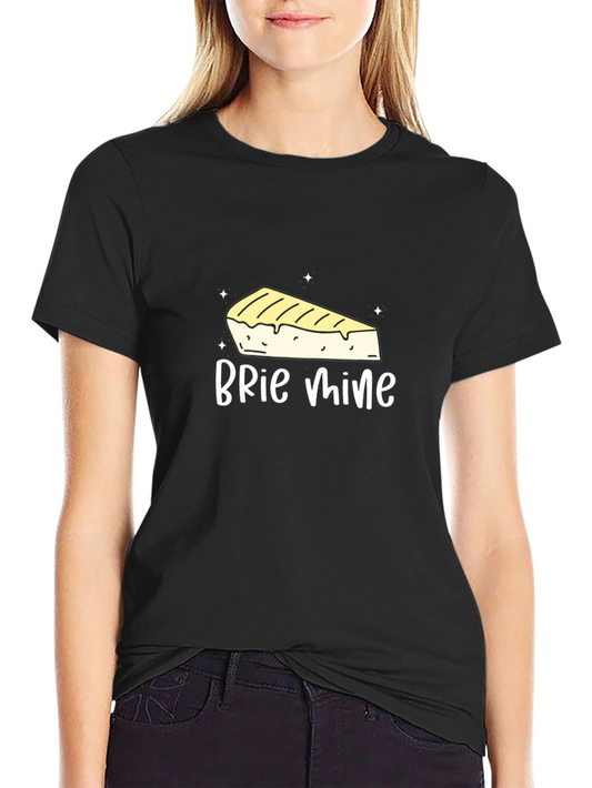 Brie Mine Graphic Tee - Funny Cheese Lover Shirt