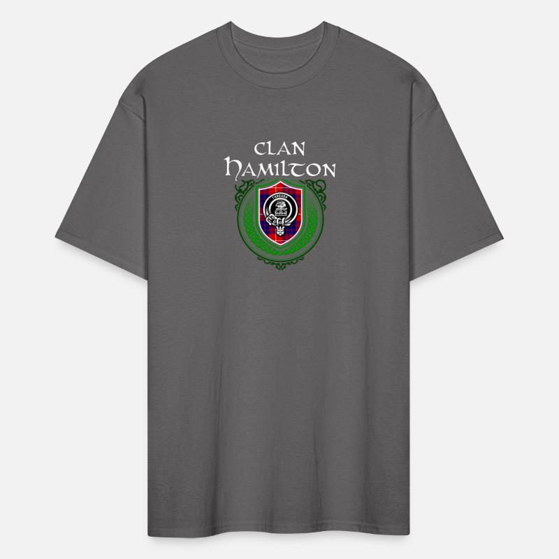 Hamilton Surname Scottish Clan Tartan Crest Badge