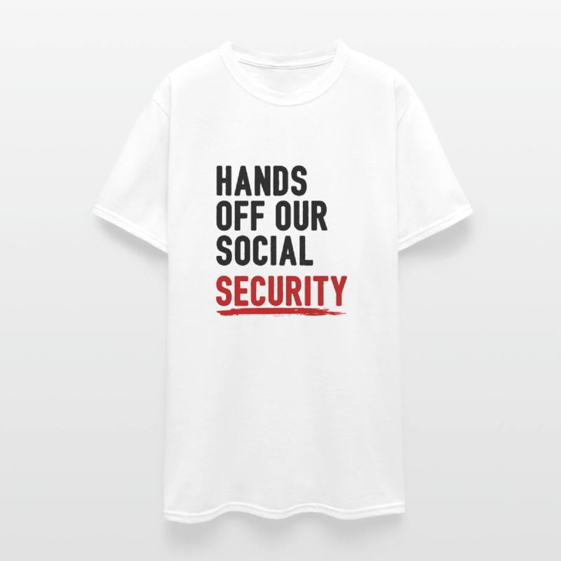 Hands off our social Security funny feminist words