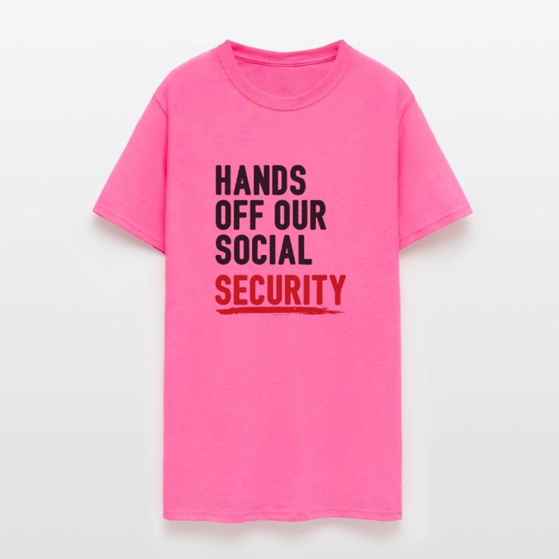 Hands off our social Security funny feminist words