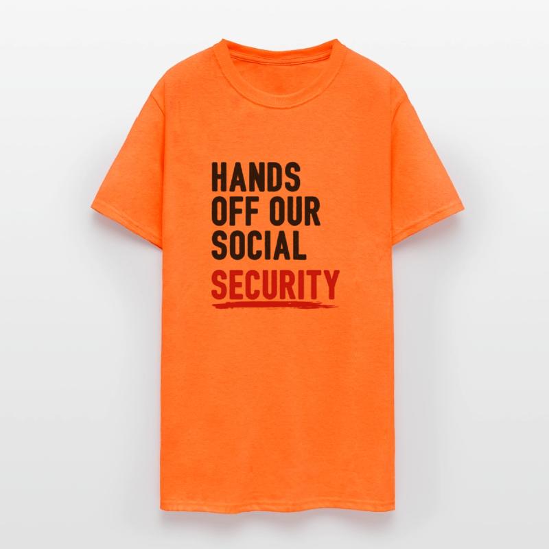 Hands off our social Security funny feminist words