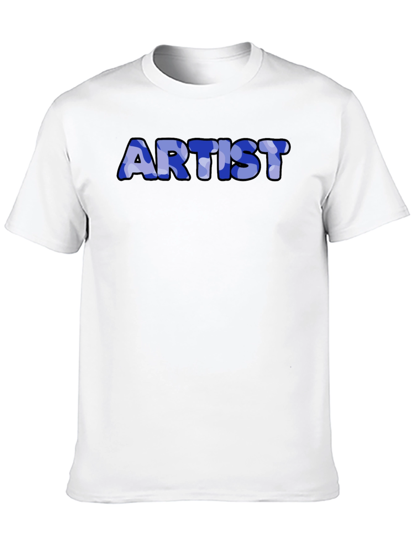 Artist Camo Print Black T-Shirt