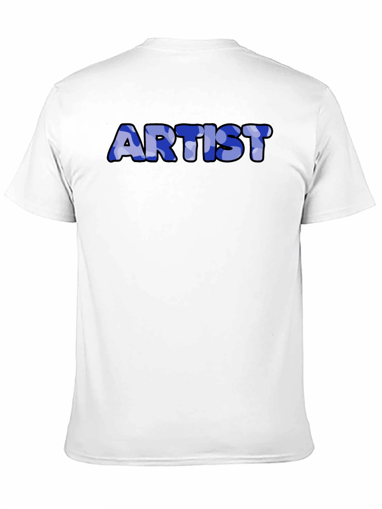 Artist Camo Print Black T-Shirt