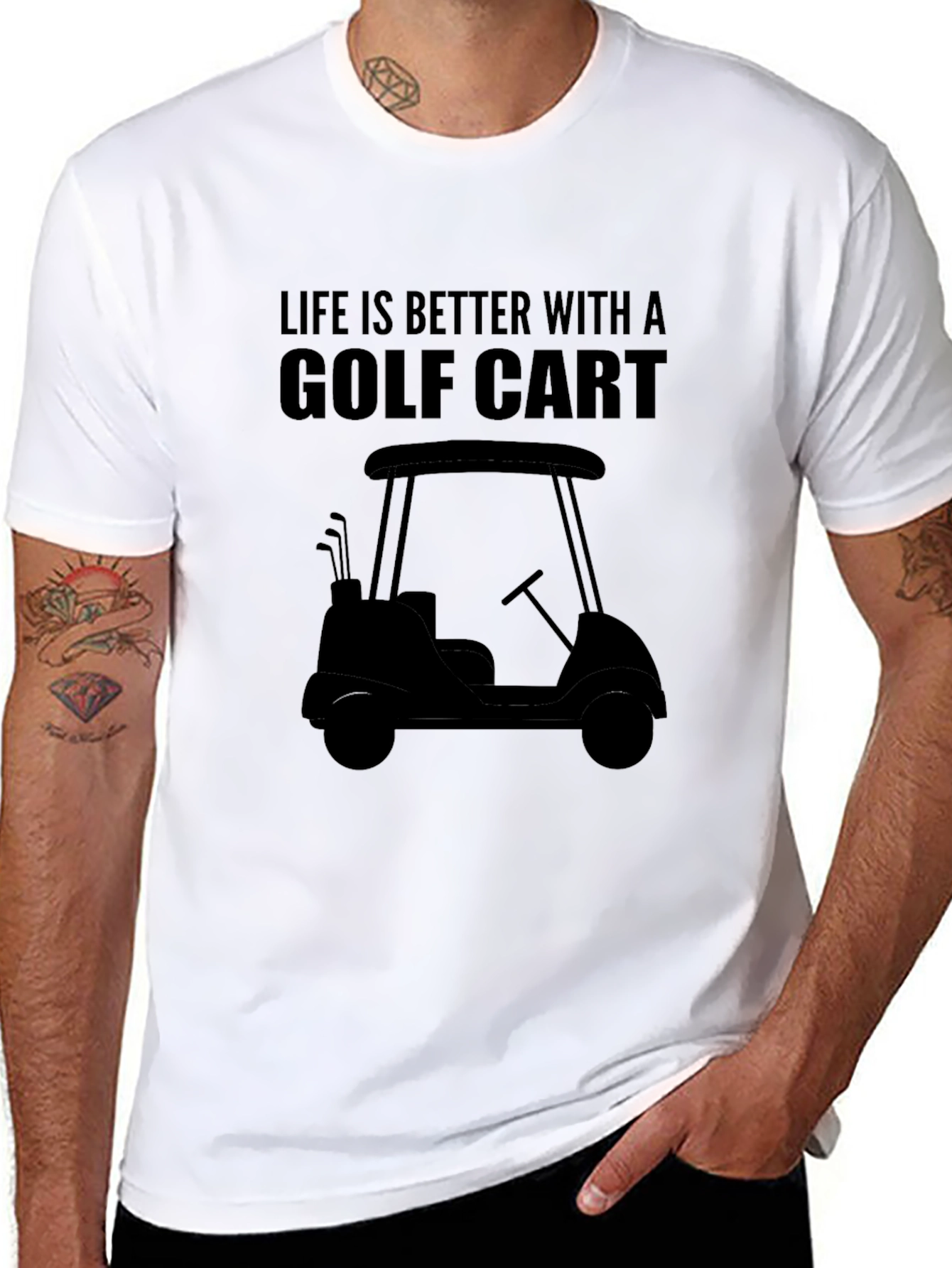 Life is Better with a Golf Cart T-Shirt