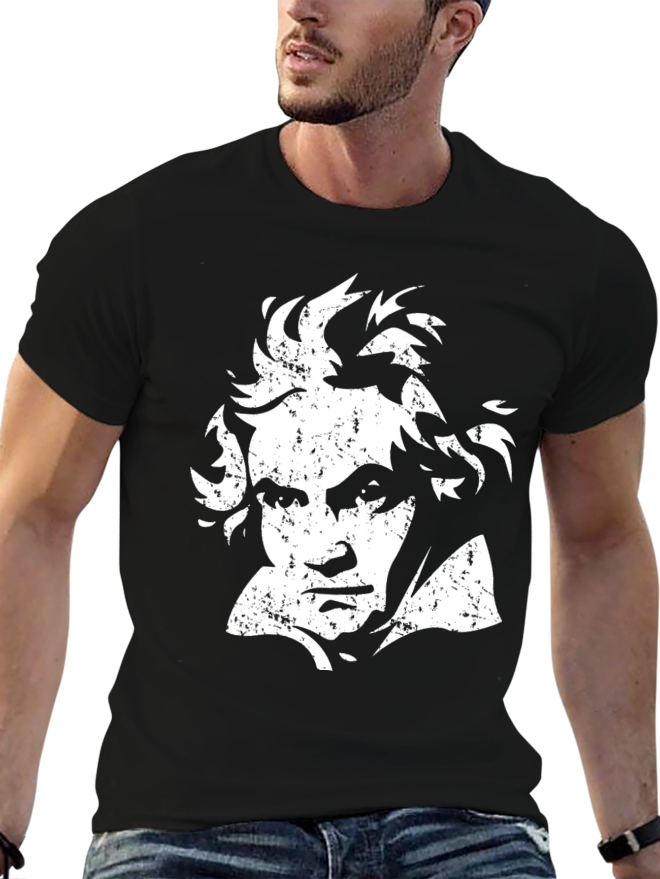 Beethoven Graphic Tee - Classic Composer T-Shirt