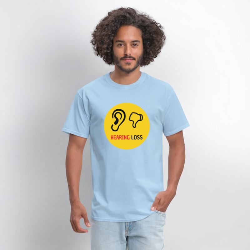 hearing loss symbol - yellow