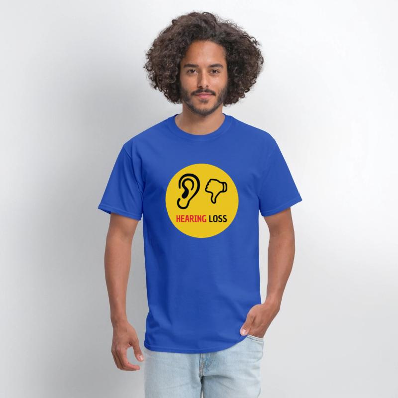 hearing loss symbol - yellow