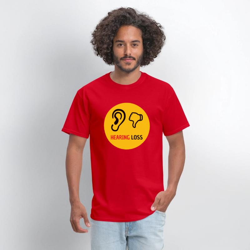 hearing loss symbol - yellow