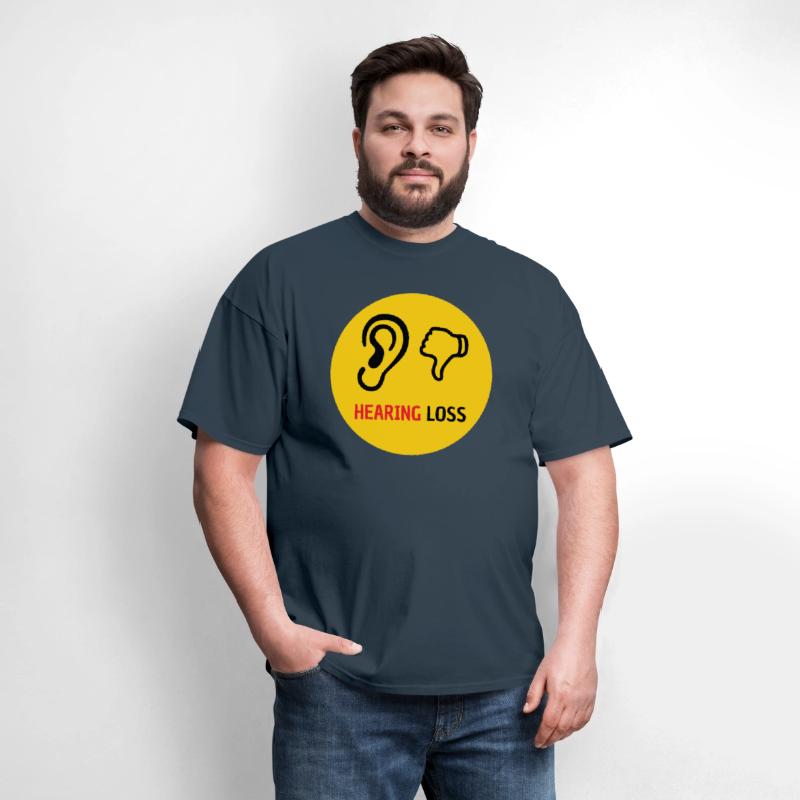 hearing loss symbol - yellow